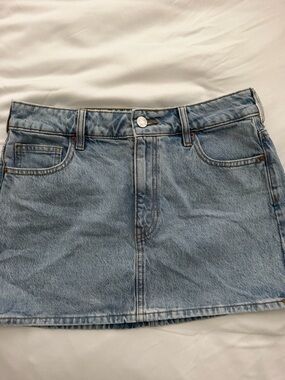 PacSun Light Blue Denim Mini Skirt